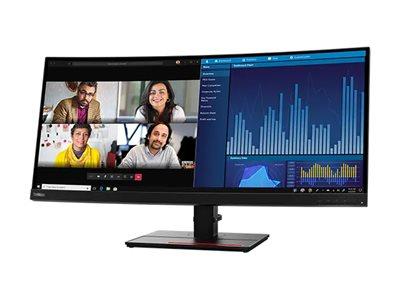 LENOVO - MONITOR - THINKVISION P34W-20 34" CURVED WQHD USB-C DOCK - 63F2RAT3EU - ZUSTAND: NEW