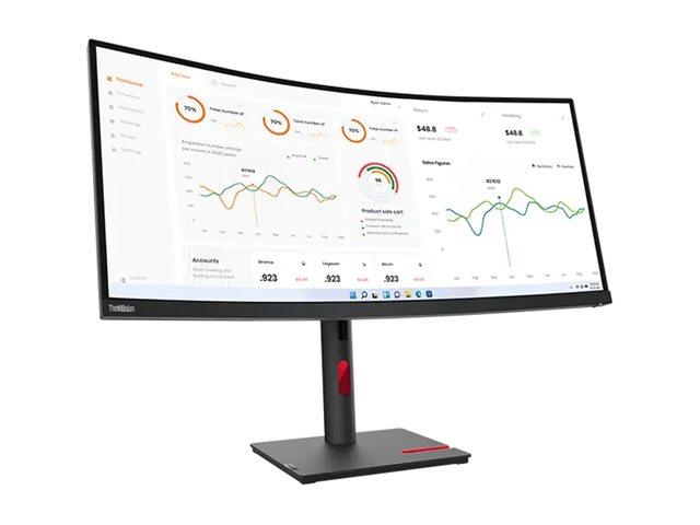LENOVO - MONITOR - THINKVISION T34W-30 34" UWQHD CURVED MONITOR - 63D4GAT1EU - ZUSTAND: BULK