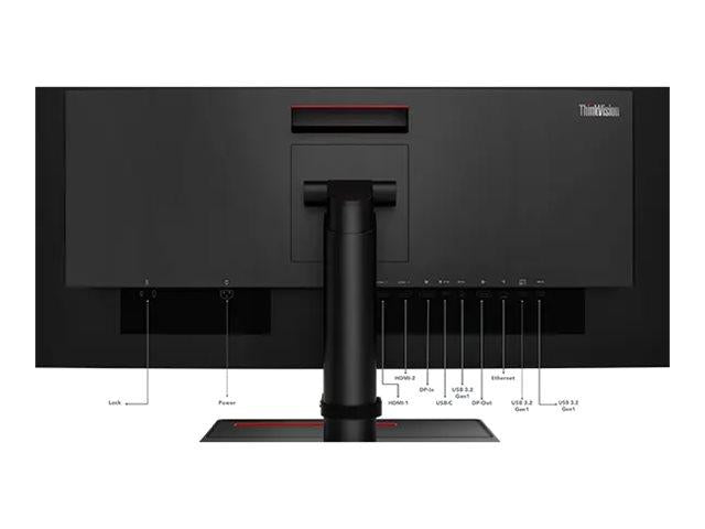 LENOVO - MONITOR - THINKVISION P34W-20 34" CURVED WQHD USB-C DOCK - 63F2RAT3EU - ZUSTAND: BULK