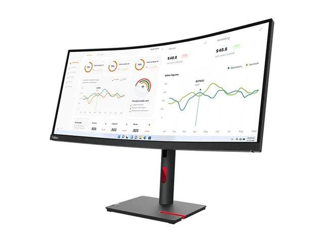 LENOVO - MONITOR - THINKVISION T34W-30 34" UWQHD CURVED MONITOR - 63D4GAT1EU - ZUSTAND: BULK