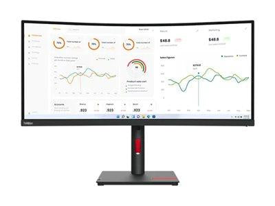 LENOVO - MONITOR - THINKVISION T34W-30 34" UWQHD CURVED MONITOR - 63D4GAT1EU - ZUSTAND: BULK