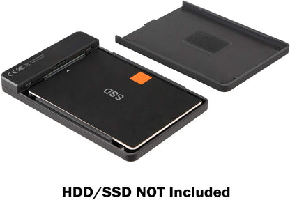 Externes Festplatten Gehäuse Inateck USB 3.0 2.5 Zoll SATA SSD HDD mit USB3.0 Kabel