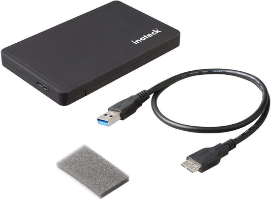Externes Festplatten Gehäuse Inateck USB 3.0 2.5 Zoll SATA SSD HDD mit USB3.0 Kabel