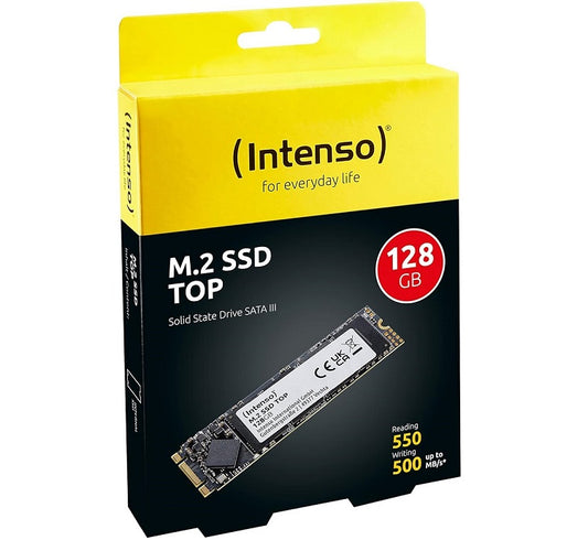 Intenso M.2 SSD Top Sata III 128 GB Internes Solid-State-Laufwerk, Neu
