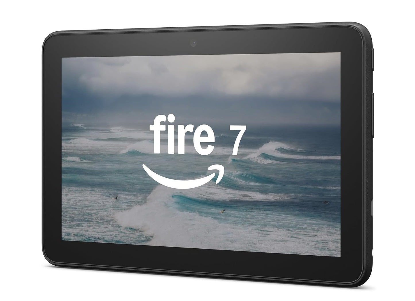 Amazon Fire 7-Tablet, 7-Zoll-Display, 16 GB, neuestes Modell (2022), schwarz Mit Werbung | NEU