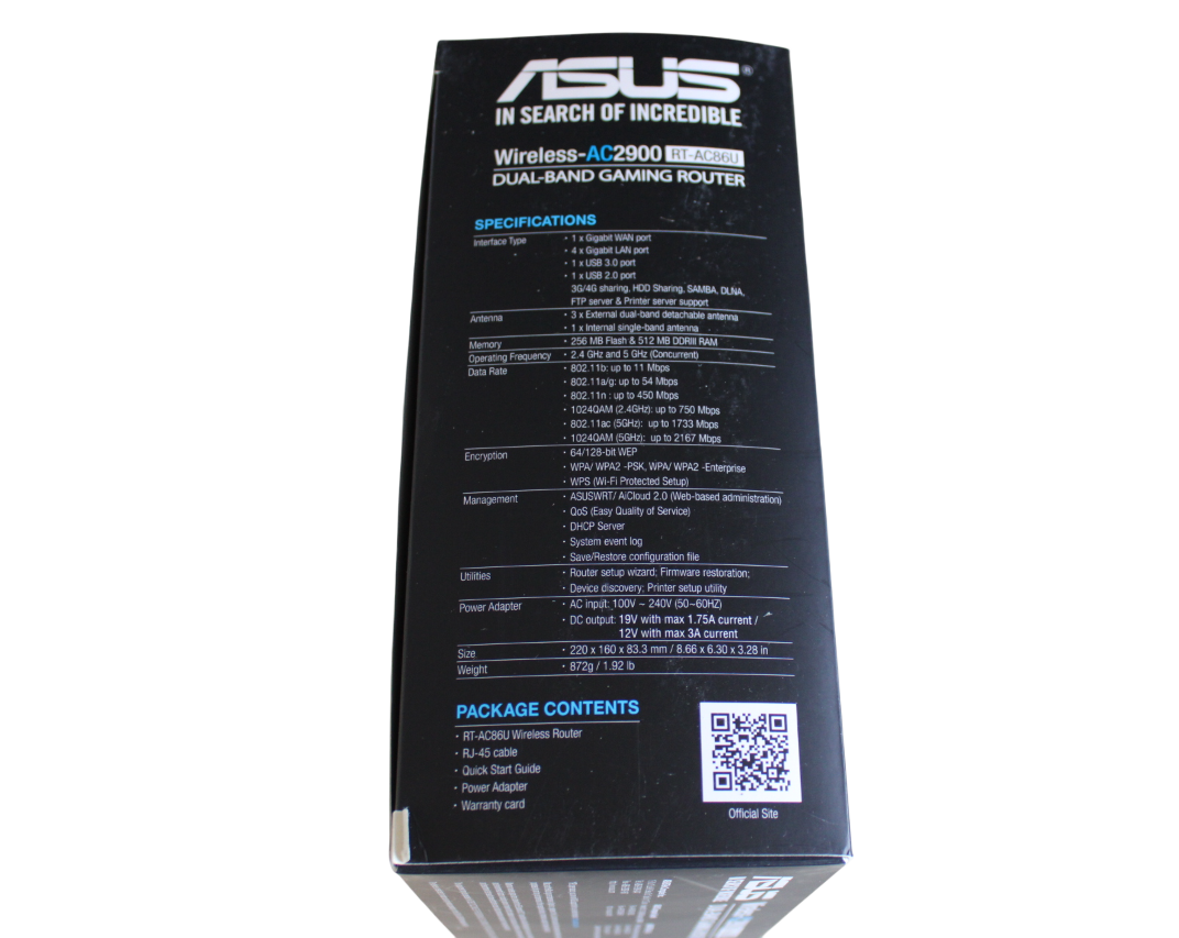 Router Asus AC2900 RT-AC86U | Dual-Band Gaming Router | 12 MONATE GARANTIE | REFURBISHED | OVP