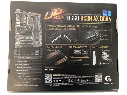 Scheda madre Gigabyte B660M DS3H AX DDR4 RICONDIZIONATA