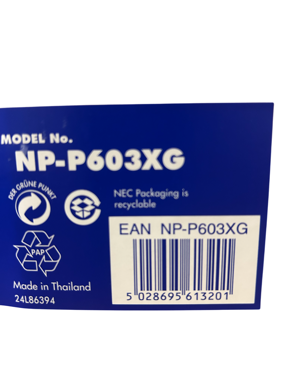 + NEC P603XG | Beamer | Projektor | 60004331 | Installationsprojektor der Profiklasse | NEU