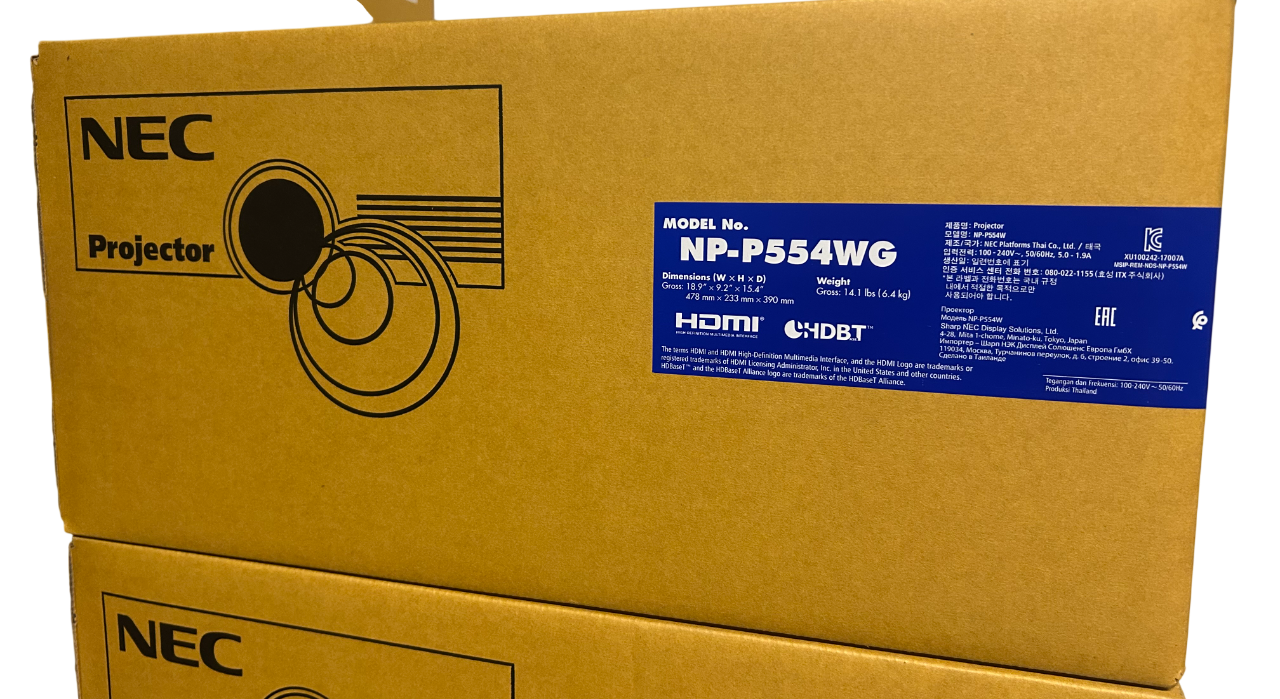 + NEC NP-P554WG | Beamer | Projektor | 60004330 | Installationsprojektor der Profiklasse | NEU