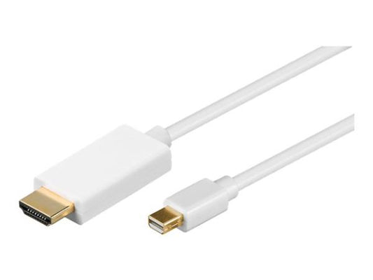 Goobay | Mini Displayport -> HDMI 1.2 | 1.0m | Weiss | Adapter | Neu
