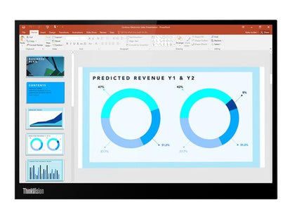LENOVO - MONITOR - THINKVISION M14D - 14" 2.2K MONITOR - USB-C - 63AAUAT6WL - ZUSTAND: BULK