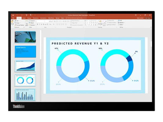 LENOVO - MONITOR - THINKVISION M14D - 14" 2.2K MONITOR - USB-C - 63AAUAT6WL - ZUSTAND: BULK