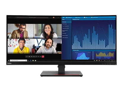 LENOVO - MONITOR - THINKVISION P34W-20 34" USB-C CURVED WQHD MONITOR - 63F2RAR3EU - ZUSTAND: BULK