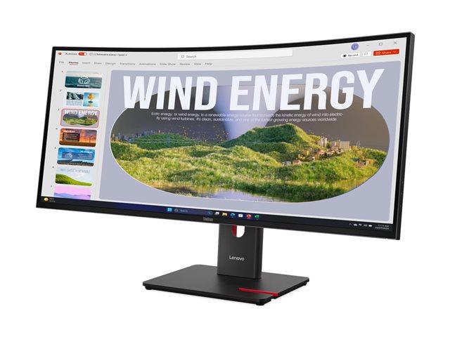 LENOVO - MONITOR - LENOVO THINKVISION T34WD-40WQHD/WEBCAM34''MONITOR - 64AEZAT1EU - ZUSTAND: NEW