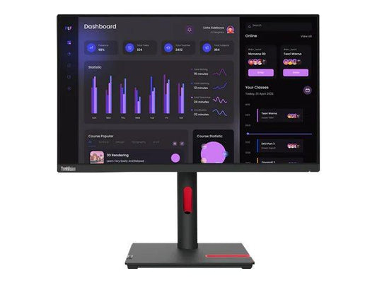 LENOVO - MONITOR - THINKVISION T24I-30 - 23.8" FHD MONITOR - HDMI, DP - 63CFMAR3EU - ZUSTAND: BULK