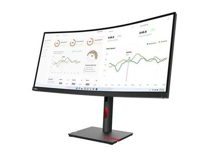 LENOVO - MONITOR - THINKVISION T34W-30 34" UWQHD CURVED MONITOR - 63D4GAT1EU - ZUSTAND: BULK