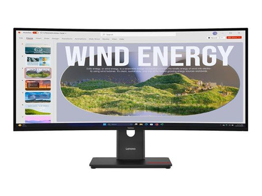 LENOVO - MONITOR - LENOVO THINKVISION T34W-40 UWQHD USB-C 34" MONITOR - 64AEGAT1EU - ZUSTAND: NEW