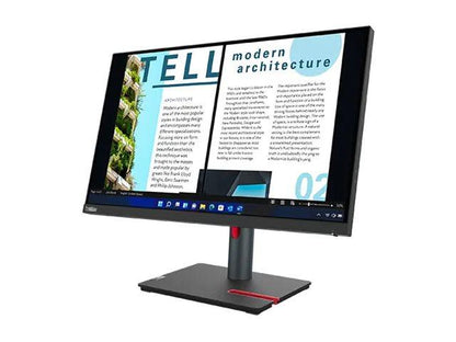LENOVO - MONITOR - THINKVISION P24H-30 QHD 24'' MONITOR, USB-C DOCK - 63B3GAT6EU - ZUSTAND: NEW