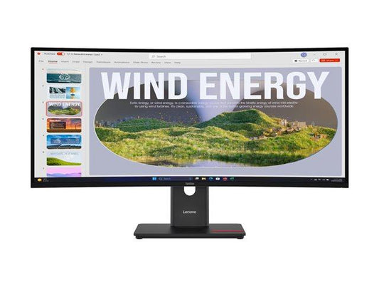 LENOVO - MONITOR - LENOVO THINKVISION T34WD-40WQHD/WEBCAM34''MONITOR - 64AEZAT1EU - ZUSTAND: NEW