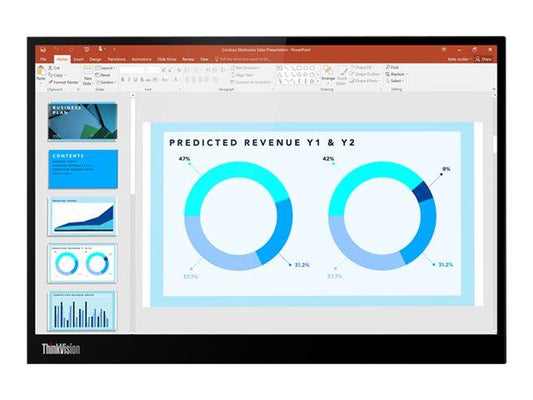 LENOVO - MONITOR - ThinkVision M14d/WQHD/2 x USB-C 14''Monitor - 63AAUAR6WL - ZUSTAND: NEW