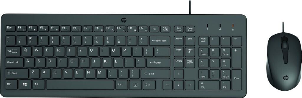 HP | Tastatur & Maus | USB 150 Wired Mouse & Keyboard Combo | DE QWERTZ | Neu & OVP