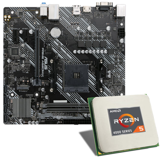 AMD Ryzen 5 4500 Prozessor / ASUS PRIME A520M-K Mainboard Bundle Paket inkl. Lüfter NEU