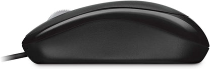 Microsoft Basic Optical Mouse (Maus, schwarz, kabelgebunden, für Rechts- und Linkshänder geeignet) NEU